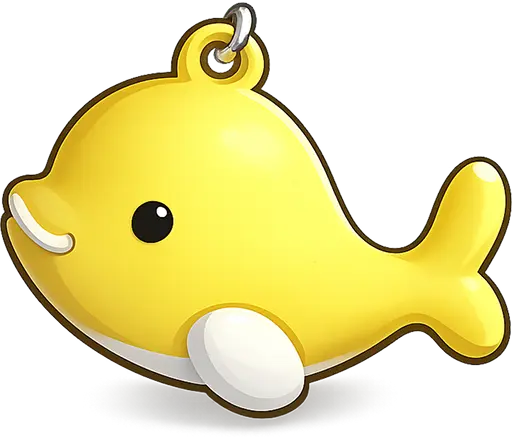 Sarı balina illüstrasyonu